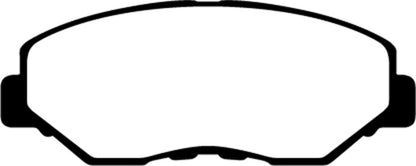 EBC 13-15 Acura ILX 1.5 Hybrid Yellowstuff Front Brake Pads - Graveyard Performance