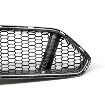Anderson Composites 2018 Ford Mustang Type-GT Carbon Fiber Upper Grille - Graveyard Performance