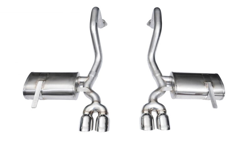 Corsa 1997-2004 Chevrolet Corvette C5 Z06 5.7L V8 Polished Xtreme Axle-Back Exhaust - Graveyard Performance