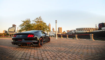 Corsa 2015-2017 Ford Mustang GT 5.0 3in Axle Back Exhaust Polish Quad Tips (Sport) - Graveyard Performance
