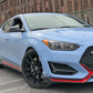 Rally Armor 19-22 Hyundai Veloster N Black UR Mud Flap w/ Performance Blue Logo