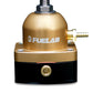 Fuelab 545 EFI Adjustable Mini FPR In-Line 25-90 PSI (1) -6AN In (1) -6AN Return - Gold