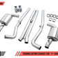 AWE Tuning 2017+ Dodge Charger 5.7L Touring Edition Exhaust - Non-Resonated - Diamond Black Tips