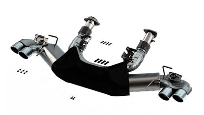 Borla 2020 Chevrolet Corvette C8 6.2L ATAK 3in Exhaust System Dual Round A/C Tips 4inx 4.75in - Graveyard Performance