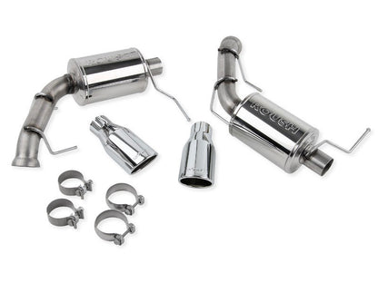 Roush 2011-2014 Ford Mustang V8 Enhanced Sound Dual Axle-Back w/ Round Tips - Graveyard Performance