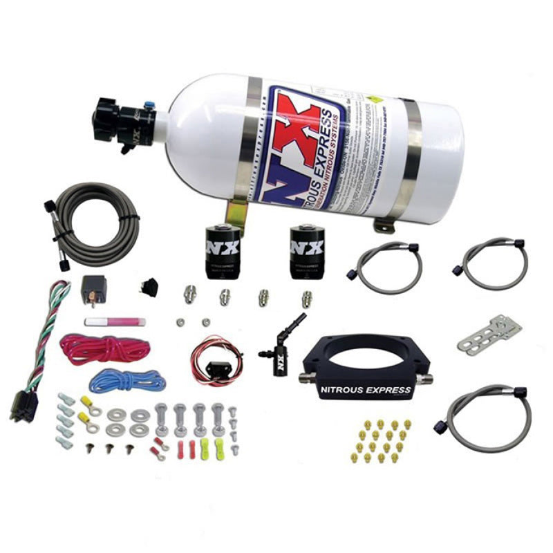 Nitrous Express 2014+ Chevrolet Corvette C7 Nitrous Plate Kit (50-300HP) w/10lb Bottle - Graveyard Performance