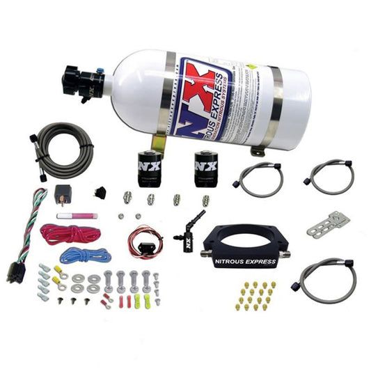 Nitrous Express 2014+ Chevrolet Corvette C7 Nitrous Plate Kit (50-300HP) w/10lb Bottle - Graveyard Performance