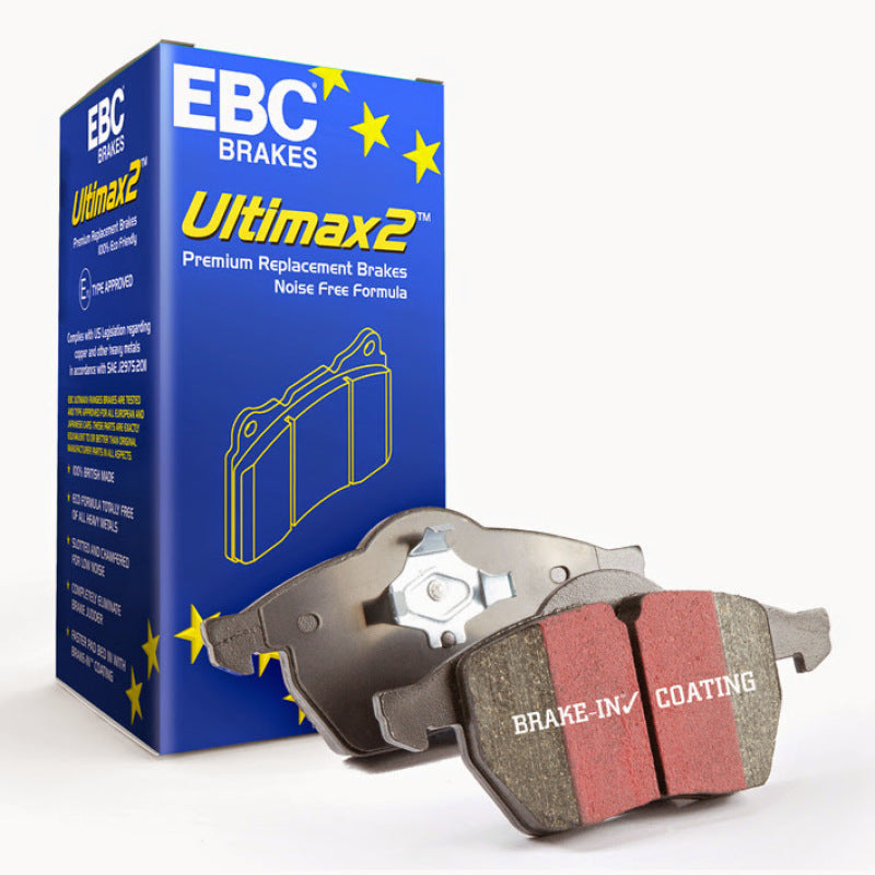 EBC 15+ Cadillac CTS 3.6 Twin Turbo Ultimax2 Rear Brake Pads - Graveyard Performance