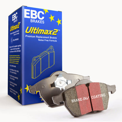 EBC 10-13 Audi A3 2.0 Turbo (Bosch rear caliper) Ultimax2 Rear Brake Pads - Graveyard Performance