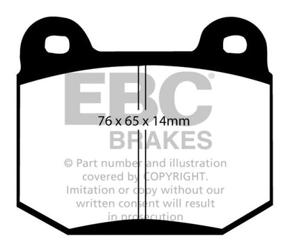 EBC 03-04 Infiniti G35 3.5 (Manual) (Brembo) Bluestuff Rear Brake Pads - Graveyard Performance