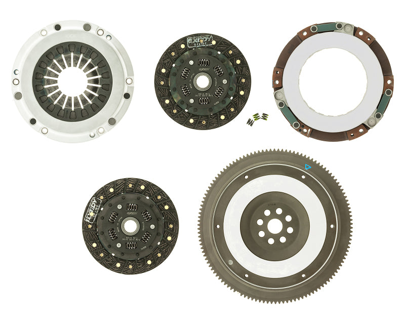 Exedy 1991-1996 Acura NSX V6 Hyper Twin Organic Clutch Strap Drive Type Sprung Center Disc - Graveyard Performance