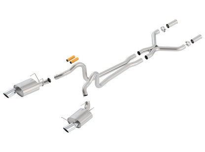 Borla 13-14 Mustang GT/Boss 302 5.0L V8 RWD Single Split Rear Exit ATAK Catback Exhaust - Graveyard Performance