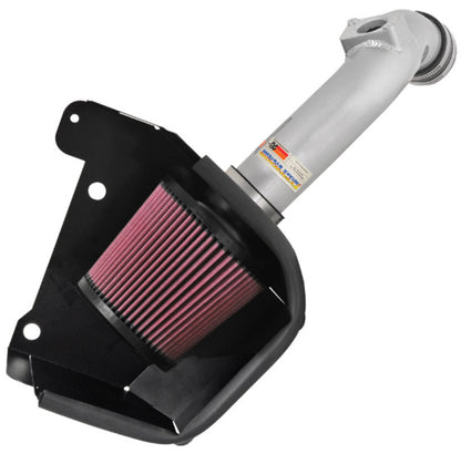K&N 07 Mitsubishi Lancer L4-2.0L Silver Typhoon Short Ram Intake - Graveyard Performance