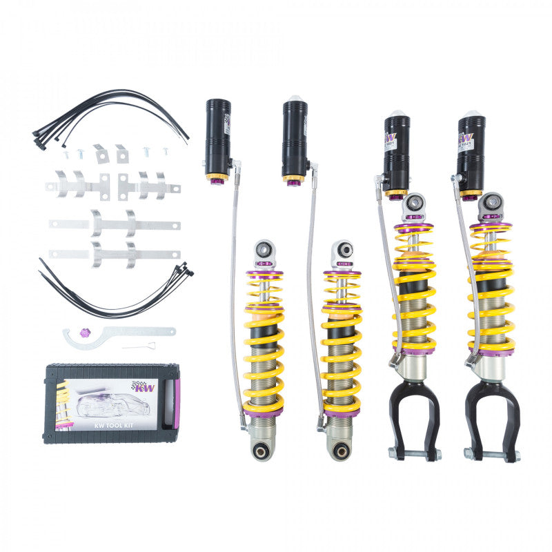KW Coilover Kit V4 Bundle Audi R8 (4S) Coupe/Spyder w/o Magnetic Ride - Graveyard Performance