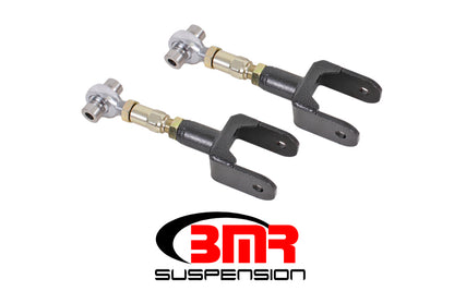 BMR 79-04 Fox Mustang Upper Control Arms On-Car Adj. Rod Ends - Black Hammertone - Graveyard Performance