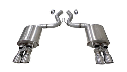 Corsa 2018-2023 Ford Mustang GT Fastback 5.0L 3in Sport Axle-Back Exhaust w/ 4in Polished Tips - Graveyard Performance
