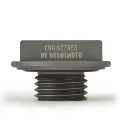 Mishimoto 87-01 Ford Mustang Hoonigan Oil Filler Cap - Silver - Graveyard Performance