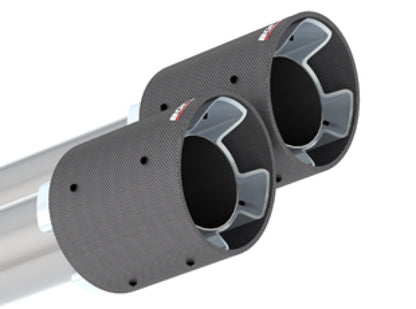 Borla 2020 Ford Explorer ST 3.0L V6 2.25in ATAK Exhaust - Carbon Fiber Tips - Graveyard Performance