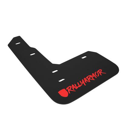 Rally Armor 17-22 Honda Civic Type R Black Mud Flap Red Altered Font Logo - Graveyard Performance