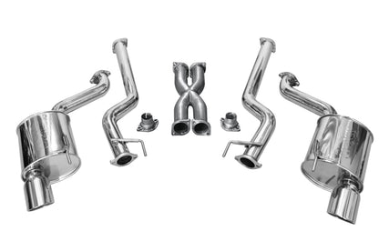 Injen 15-16 Ford Mustang GT 5.0L V8 3in Cat-Back Stainless Steel Exhaust - Graveyard Performance