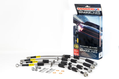 Goodridge 14-19 Ford Fiesta ST Stainless Steel Brake Line Kit - Graveyard Performance