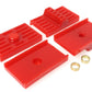 Energy Suspension 70-81 Camaro / 70-81 Firebird Red Multi Leaf Spring Isolators