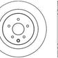 StopTech Power Slot 09 Nissan 370z / 08-09 Infiniti G37 Slotted Rear Right CRYO Rotor