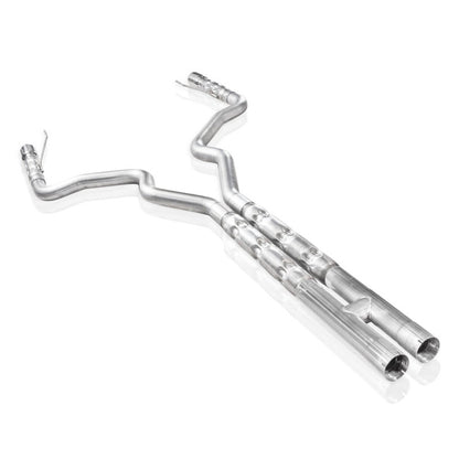 Stainless Works 2015-16 Mustang GT 3in Catback H-Pipe Retro Chambered Mufflers 2-1/2in Cores - Graveyard Performance