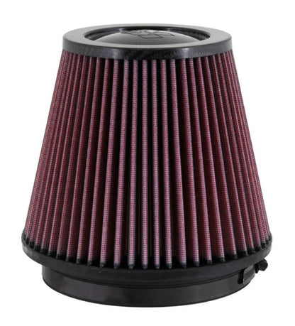 K&N Filter Universal Air Filter Carbon Fiber Top With 6in Flange x 7.5in Base x 6in H - Graveyard Performance