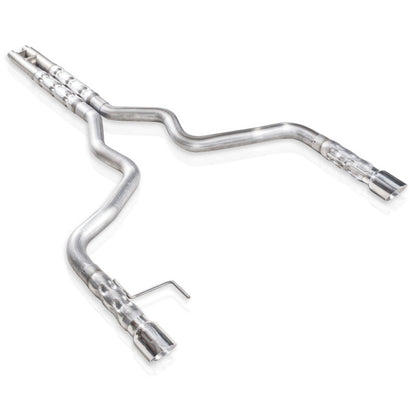 Stainless Works 2015-16 Mustang GT 3in Catback H-Pipe Retro Chambered Mufflers 2-1/2in Cores - Graveyard Performance