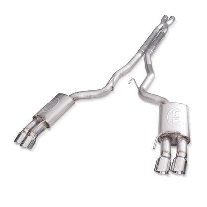 Stainless Works 18+ Ford Mustang GT Redline X-Pipe Performance Connect Cat-Back Exhaust - Graveyard Performance