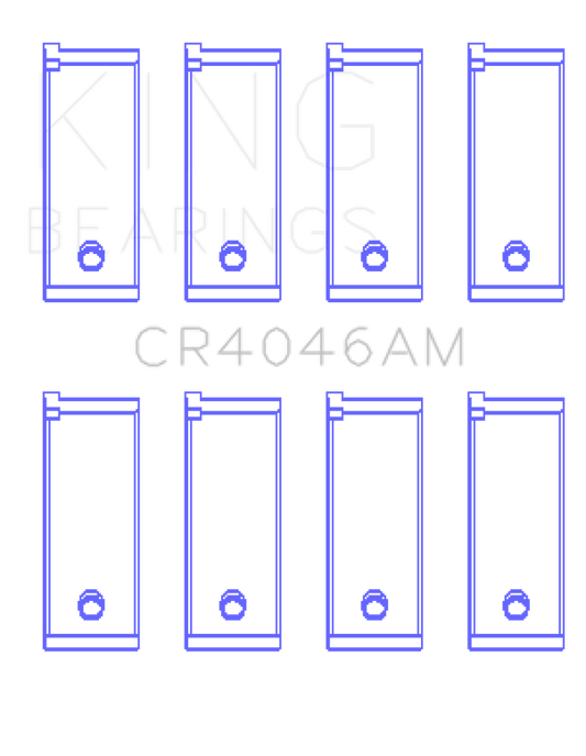 King Engine Bearings Honda D16A/D16Y/D16Z Rod Bearing Set - Size +0.25mm
