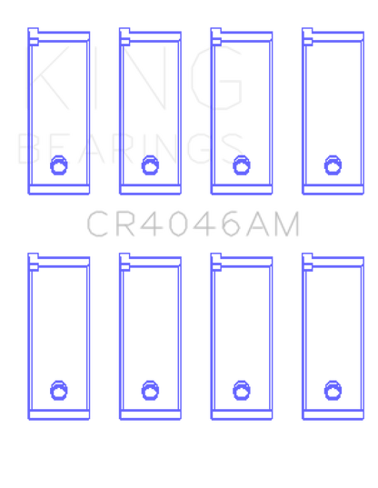 King Engine Bearings Acura D16A1 (Size STD) Rod Bearing Set (Size +0.75) - Graveyard Performance