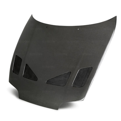 Seibon 93-98 Toyota Supra (JZA80L) TR Style Carbon Fiber Hood - Graveyard Performance