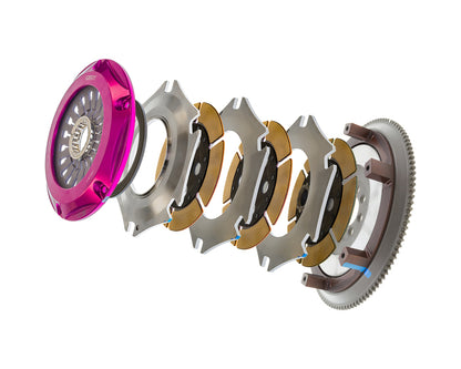 Exedy 2008-2015 Mitsubishi Lancer Evolution GSR L4 Hyper Triple Cerametallic Clutch Rigid Disc - Graveyard Performance
