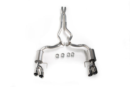 Roush 2018-2024 Ford Mustang 5.0L V8 Cat-Back Exhaust Kit (Fastback Only) - Graveyard Performance