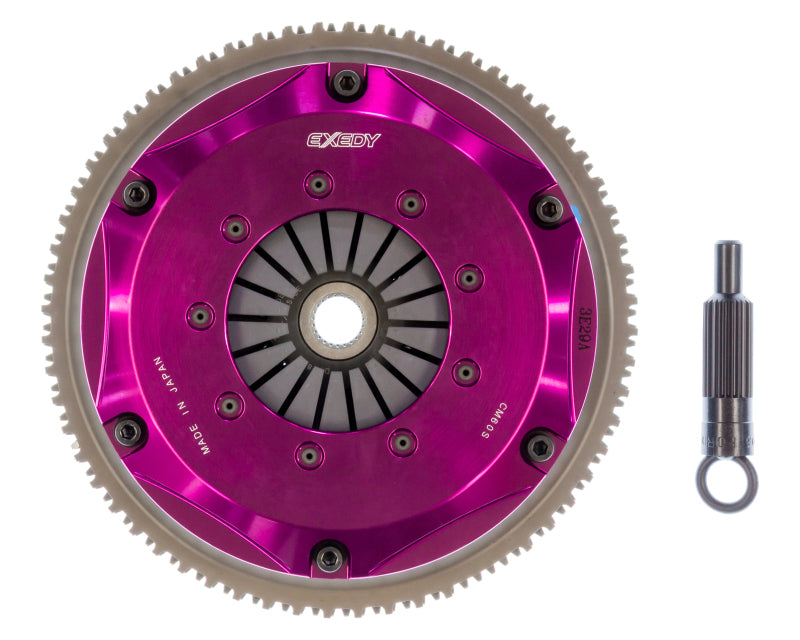 Exedy 2010-2012 Hyundai Genesis Coupe L4 Hyper Twin Cerametallic Clutch Sprung Center Disc - Graveyard Performance