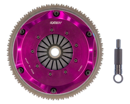 Exedy 2010-2012 Hyundai Genesis Coupe L4 Hyper Twin Cerametallic Clutch Sprung Center Disc - Graveyard Performance