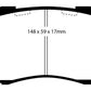 EBC 97-01 Acura Integra Type R Bluestuff Front Brake Pads