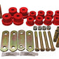 Energy Suspension 67-81 Chevrolet Camaro Red Heavy Duty Shackle Set (Includes Hardware)