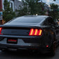 Corsa 2015-2017 Ford Mustang GT 5.0 3in Cat Back Exhaust Black Dual Tips (Sport)