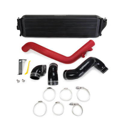 Mishimoto 2017+ Honda Civic Type R Intercooler Kit - Black Intercooler Red Pipes - Graveyard Performance