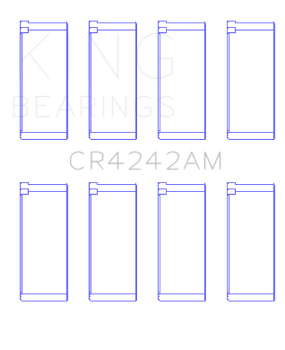 King Engine Bearings Honda 97ci 1.6L L4 B16A2/B16A3 Rod Bearing Set - Size STD - Graveyard Performance