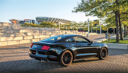 Corsa 2015-2017 Ford Mustang GT 5.0 3in Cat Back Exhaust Polish Quad Tips (Xtreme) - Graveyard Performance