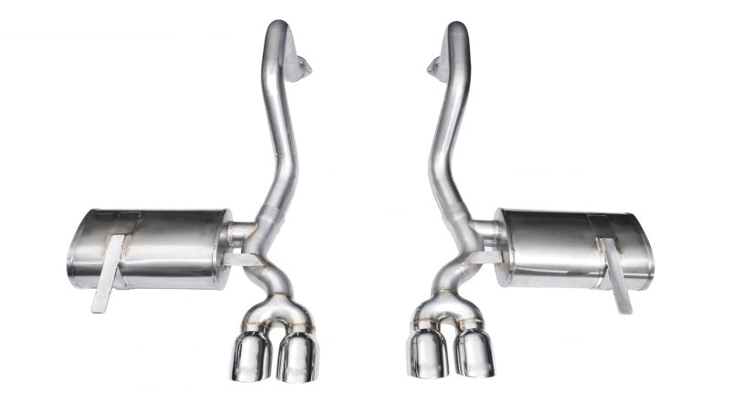 Corsa 1997-2004 Chevrolet Corvette C5 Z06 5.7L V8 Polished Xtreme Axle-Back Exhaust - Graveyard Performance
