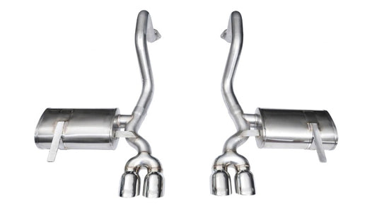 Corsa 1997-2004 Chevrolet Corvette C5 Z06 5.7L V8 Polished Xtreme Axle-Back Exhaust - Graveyard Performance