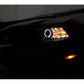 Spyder Ford Mustang 99-04 Projector Headlights LED Halo Black High H1 Low H1 PRO-YD-FM99-1PC-AM-BK