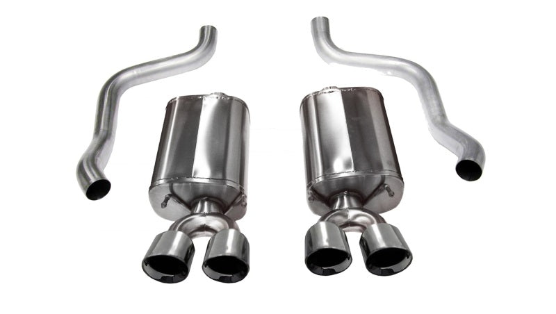 Corsa 2009-2013 Chevrolet Corvette C6 6.2L V8 Polished Sport Axle-Back Exhaust - Graveyard Performance