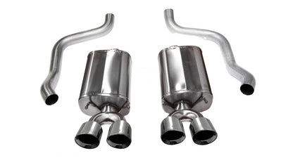 Corsa 2009-2013 Chevrolet Corvette C6 6.2L V8 Polished Sport Axle-Back Exhaust - Graveyard Performance