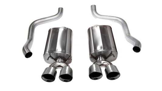 Corsa 2009-2013 Chevrolet Corvette C6 6.2L V8 Polished Sport Axle-Back Exhaust - Graveyard Performance